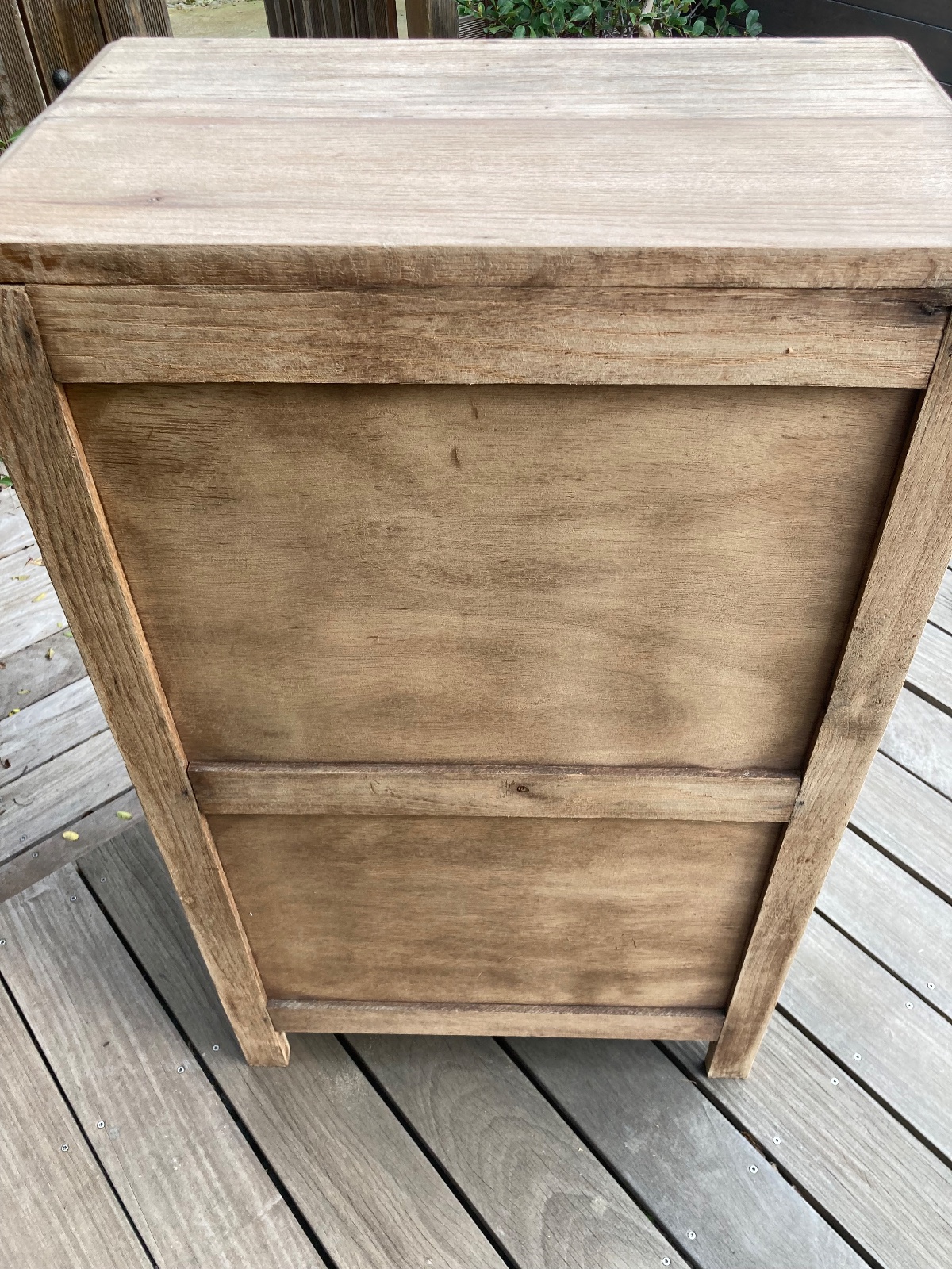 Petit buffet chêne maison de campagne  meuble vintage relooke en bois massif