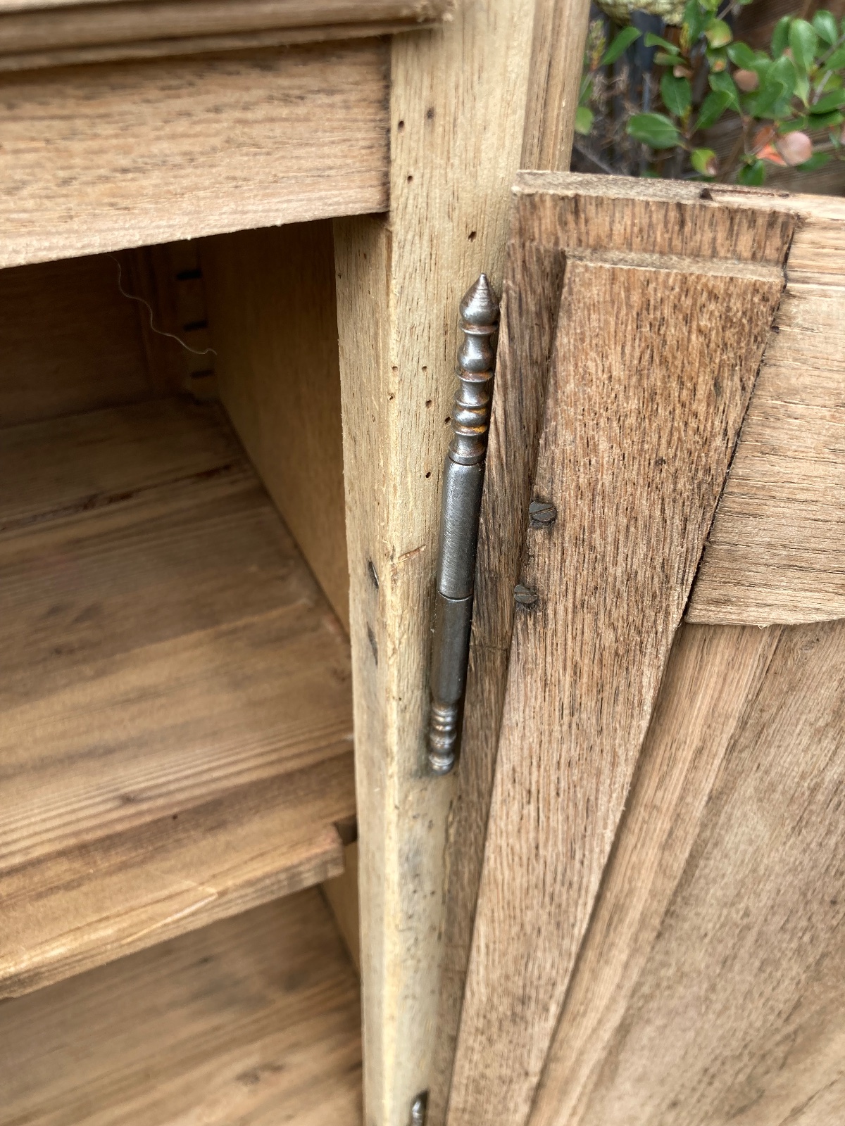 Petit buffet chêne maison de campagne  meuble vintage relooke en bois massif