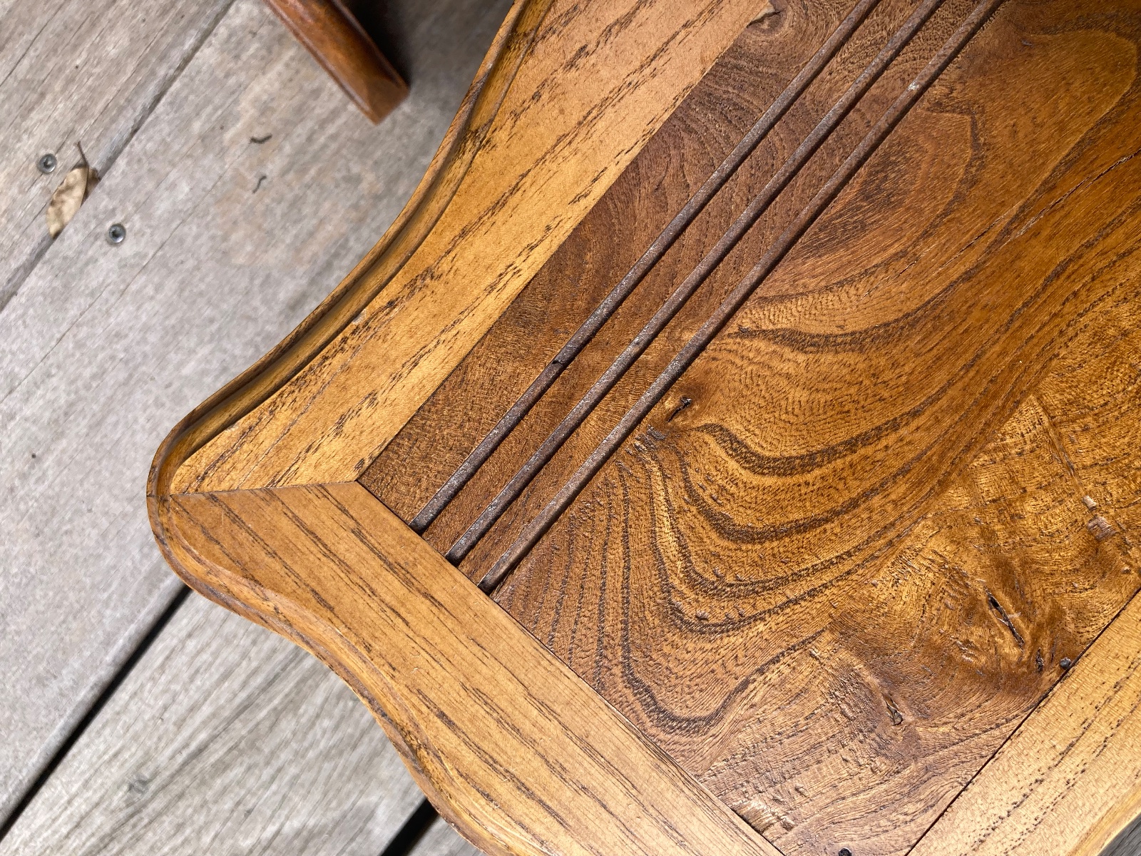 Lot de 2 tabourets chene jolie ment sculptés  meuble vintage relooke en bois massif